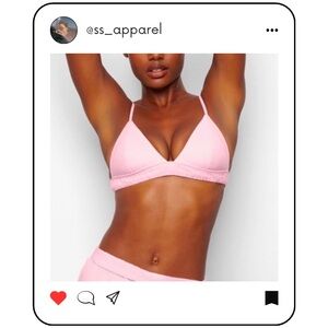 SKIMS HOTEL COLLECTION BRALETTE CHERRY
BLOSSOM